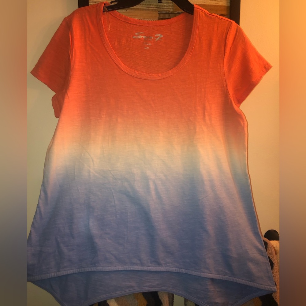 NWT Seven7 Handkerchief T-shirt Mesium
